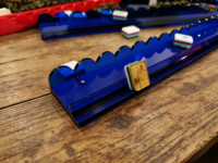 Règle de Mahjong Américain Bleu Profond, Haute Qualité, Disponible en Stock.