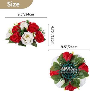 Bola de Flores de Rosa de Seda Artificial para Decoración de Columnas Romanas en Bodas, Autos de Boda, Salones de Fiesta y Eventos, Venta al por Mayor de Artículos Florales - Product Image 2