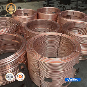 공장 판매 99% 순수 C1020 C10200 Tu1 구리 원형 튜브 코일 12인치 5mm 열 절연 무봉제 팬케이크 튜브 파이프 - Product Image 2