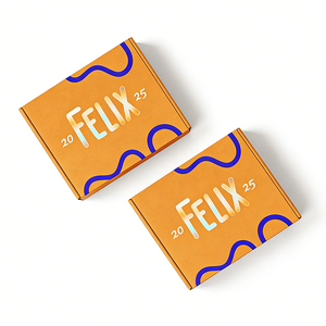 Boîtes d'expédition pliables avec logo personnalisé, boîtes en papier pour courrier, boîtes cadeaux en carton ondulé, emballage - Product Image 5