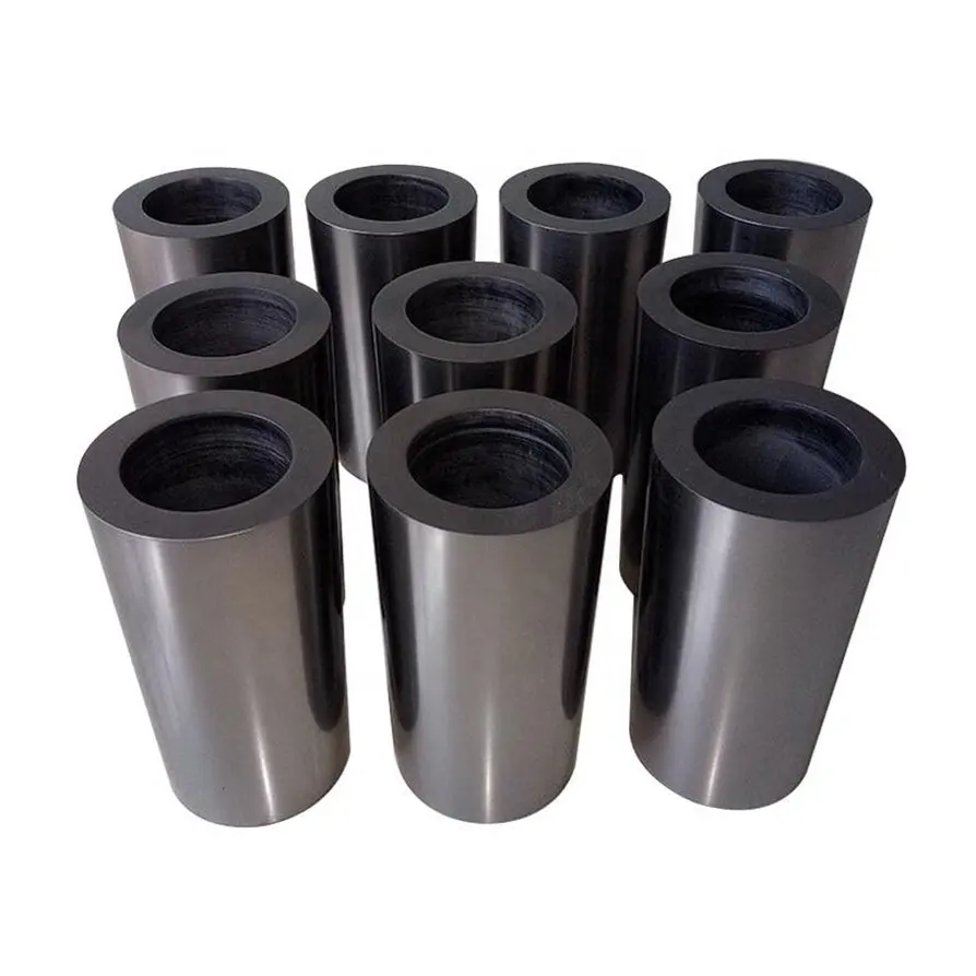 High temperature high purity graphite crucible for melting gold