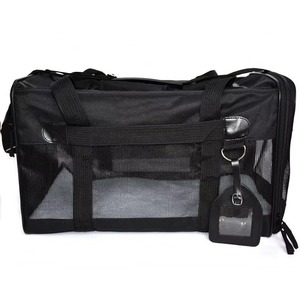 Free Sample Portable Pet Travel <b>Carrier</b> <b>Bag</b>, Breathable Mesh Fabric, Suitable for Both Long And Short Trips Used for <b>Cats</b> and - Product Image 1
