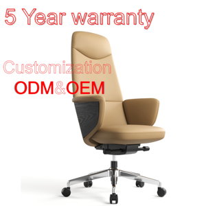 <span class=keywords><strong>Chaise</strong></span> <span class=keywords><strong>de</strong></span> <span class=keywords><strong>bureau</strong></span> ergonomique à dossier haut marron avec appui-tête fixe en mousse à mémoire <span class=keywords><strong>de</strong></span> <span class=keywords><strong>forme</strong></span> et <span class=keywords><strong>chaise</strong></span> <span class=keywords><strong>de</strong></span> direction <span class=keywords><strong>de</strong></span> style minimaliste haut <span class=keywords><strong>de</strong></span> gamme - Product Image 3