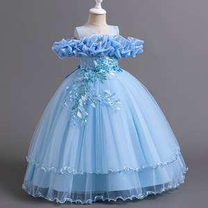 Abito da Damigella <span class=keywords><strong>per</strong></span> Bambine 4-12 Anni, Vestito Elegante <span class=keywords><strong>per</strong></span> Feste di Compleanno, Serate di Gala, Esibizioni di Pianoforte - Product Image 5