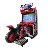 Machine de jeu d'arcade moto Onemore282, jeu de course 1 joueur avec garantie d'un an, en anglais