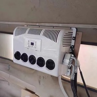 Climatisation DC ultra-mince 12V, climatisation divisée pour camion 9800btu, adaptée aux camping-cars, camions, camping-cars, fourgonnettes, remorques, VR