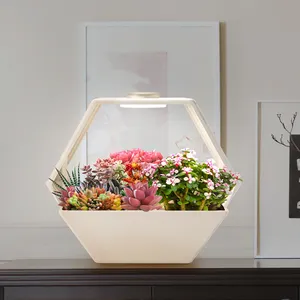 JNC Full-Spectrum Smart Garden Hydroponik-Anbau pflanze Automatic Timer Home Kräuter garten Indoor Hochwertiger Smart Garden mit LED