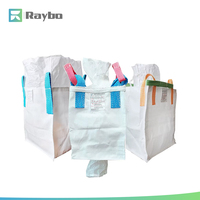 Sacos Jumbo de Polipropileno Tejido de Grado Alimenticio RAYBO de Alta Calidad, 500kg-2000kg, con Boquilla de Descarga Superior y Deflector, Sacos FIBC de Alta Calidad