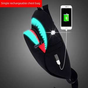 Bolsa de Mensajero Multifuncional Impermeable con Logotipo Personalizado para Hombre, Bolsa de Hombro y Pecho con Carga USB de Tela Oxford - Product Image 6