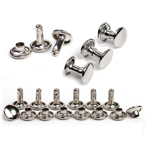 หมุดย้ำโลหะทรงกลมขนา<span class=keywords><strong>ด</strong></span> 4 มม. แบบสอง<span class=keywords><strong>ด</strong></span>้าน <span class=keywords><strong>ส</strong></span>ำหรับเ<span class=keywords><strong>ส</strong></span>ื้อผ้า <span class=keywords><strong>รองเท้า</strong></span> และกระเป๋า อุปกรณ์ฮาร์ดแวร์ - Product Image 1