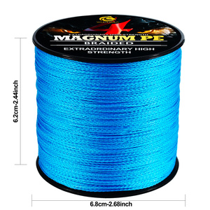 Ligne de pêche tressée X4 OEM/ODM d'usine 300M/500M, résistance 10LB-90LB <span class=keywords><strong>pour</strong></span> <span class=keywords><strong>la</strong></span> pêche au poisson-chat, au poisson-sabre, au bar, à <span class=keywords><strong>la</strong></span> carpe et à <span class=keywords><strong>la</strong></span> <span class=keywords><strong>truite</strong></span> - Accessoires de pêche - Product Image 3