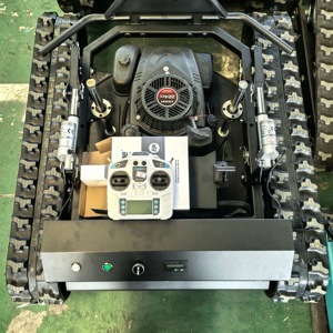 Tondeuse à gazon industrielle autopropulsée télécommandée à essence 4 temps, largeur <span class=keywords><strong>de</strong></span> coupe 900 mm, tout-terrain pour usage en <span class=keywords><strong>verger</strong></span> - Product Image 4