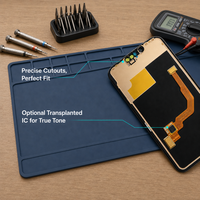 Écran OLED souple avec numériseur tactile de remplacement pour 12 13 14 15 16 17 Pro Plus Pro Max 16E 17E – Réponse fluide