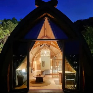 <span class=keywords><strong>Casa</strong></span> Modulare Rotonda Personalizzata per Resort, Uffici e Ville - <span class=keywords><strong>Casa</strong></span> Moderna in Legno Flessibile - Product Image 3