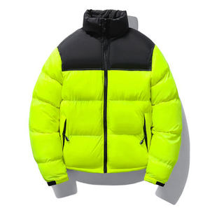 Manteau d'hiver pour homme en duvet noir, col montant, fermeture éclair, coupe courte, épais, imperméable, 90% duvet - Product Image 4