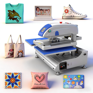 16x20 Double Stations Automatic Sublimation Heat Press <b>Machine</b> with LCD Control for Apparel - Product Image 1