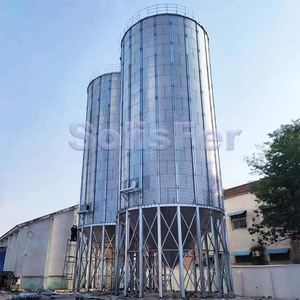200 toneladas Silos 500 toneladas de acero corrugado galvanizado en caliente Silo 1000 toneladas de acero Precio Silo de grano para la venta - Product Image 2