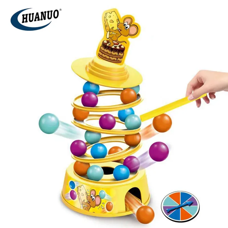 Pädagogisches Tischs piel beliebtes taumeln des Kuchens piel Balance Spielzeug Kinderspiel
