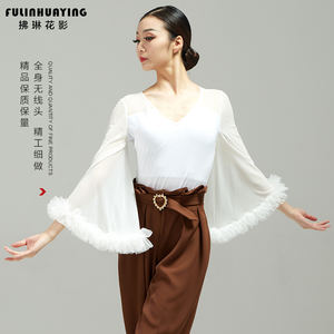 FLHY-0307 Vestido <span class=keywords><strong>de</strong></span> Baile <span class=keywords><strong>de</strong></span> Salón Elegante para <span class=keywords><strong>Mujer</strong></span> |   Top <span class=keywords><strong>de</strong></span> Actuación <span class=keywords><strong>de</strong></span> Vals y <span class=keywords><strong>Tango</strong></span> Modernos |   <span class=keywords><strong>Ropa</strong></span> <span class=keywords><strong>de</strong></span> Entrenamiento Profesional <span class=keywords><strong>de</strong></span> Manga Larga - Product Image 5