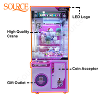 SOURE Distributeur de poupées en acrylique en acier inoxydable, thème Ciel Coloré, à monnayeur, pour centres commerciaux, salles de jeux et centres de divertissement familial (FEC), à vendre