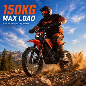 HEZZO D3pro 미드드라이브 전기 더트 바이크 60V 8000W 30AH 17/14인치 엔듀로 타이어 전기 자전거 성인용 전기 오토바이 유럽 미국 재고 있음 - Product Image 5