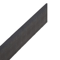 Ebony Wood Fretboard DIY Making Fingerboard Replacement Ideal for Electric Bass Guitar Stringed Instrument Black