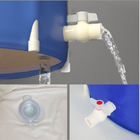 Baignoire pliante portable à 5 couches en PVC autoportante et gonflable pour une utilisation intérieure/extérieure pour la salle de bain et l'espace extérieur