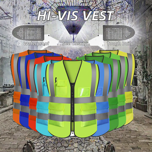Meilleur prix Gilet de <span class=keywords><strong>s</strong></span>écurité réfléchissant haute visibilité Classe 2 Vêtements de protection pour travaux de construction Gilet réfléchissant en polyester - Product Image 1