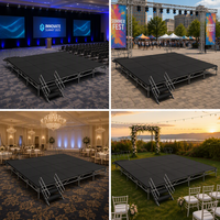 Structure Modulaire en Aluminium pour Scène d'Événements Mobiles et Mariages, Éclairage, Treillis d'Affichage, Formes Triangulaires/Carrées, Capacité de Charge 750 kg