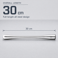 Cuillère à glace en acier inoxydable 304, pilon à cocktail, pilon à fruits, outil moderne et minimaliste pour salon de thé, usage domestique