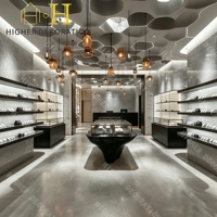 Vitrine de présentation de bijoux de luxe en verre pour magasin, fabriquée par un fabricant de vitrines de bijoux