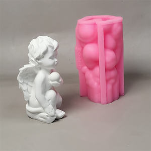 Moules de coulée en résine faits à la main pour bricolage ornements décoratifs Ins Style Silicone garçon moules W0577 - Product Image 4