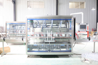Mesin Pengisian dan Penutupan Botol HDPE Otomatis 500ml 1L 2L 5L untuk Pupuk Organik, Larutan Nutrisi Tanaman, dan Bunga