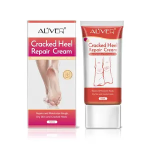 Aliver Dry Cracked Skin Feuchtigkeit spendende pflegende Peeling Crack Foot Heel Repair Pflege creme