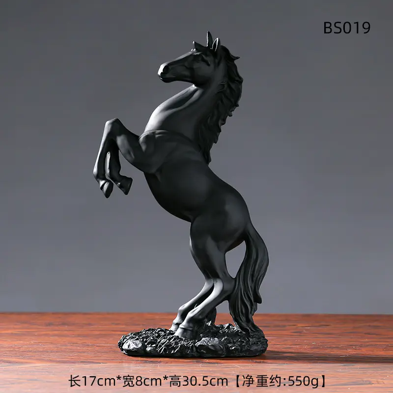 Nieuwe Europese Stijl Creative Thuis Woonkamer Desktop Decoratie Ornamenten Hars Ambachten Paard Beeldje Standbeeld