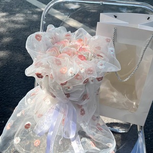 Bouquet de roses artificielles en savon, fleur éternelle de qualité supérieure, cadeau 520 pour petite amie - Product Image 2
