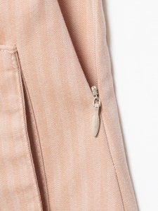 Minifalda a Rayas Personalizada 2026 con Detalle de Bolsillo con Nudo, Estilo Vintage para Oficina, Elegante Falda de Verano para Mujer, Diseño de Diseñador, OEM/ODM - Product Image 6