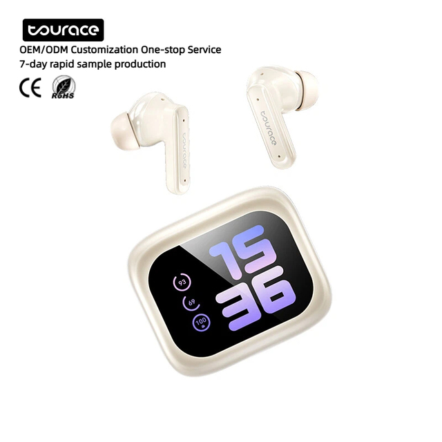 OEM Bluetooth 6.0 In-ear Earbuds Custom logo Noise Cancelling Earbuds Factory Price Long Battery Life TWS Earbuds Supplier