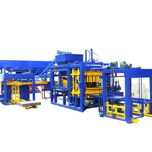 QT8-15 Automatic production line pre cast concrete block making machine suppliers curbstone production line