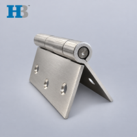 Charnière de porte en acier inoxydable 3,5 pouces US32D, finition 2,2 mm d'épaisseur, charnières carrées pour cuisine et porte de douche