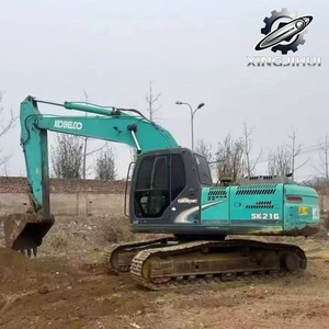 รถขุด Kobelco sk200 20 ตัน มือสองจากญี่ปุ่น เครื่องยนต์ Isuzu รถขุดตีนตะขาบขนาดใหญ่จากญี่ปุ่น - Product Image 1