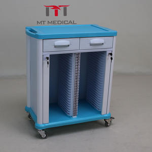 MT medis ABS keranjang Mobile plastik dengan laci Rumah Sakit Klinik <span class=keywords><strong>Phlebotomy</strong></span> kasus sejarah troli - Product Image 6