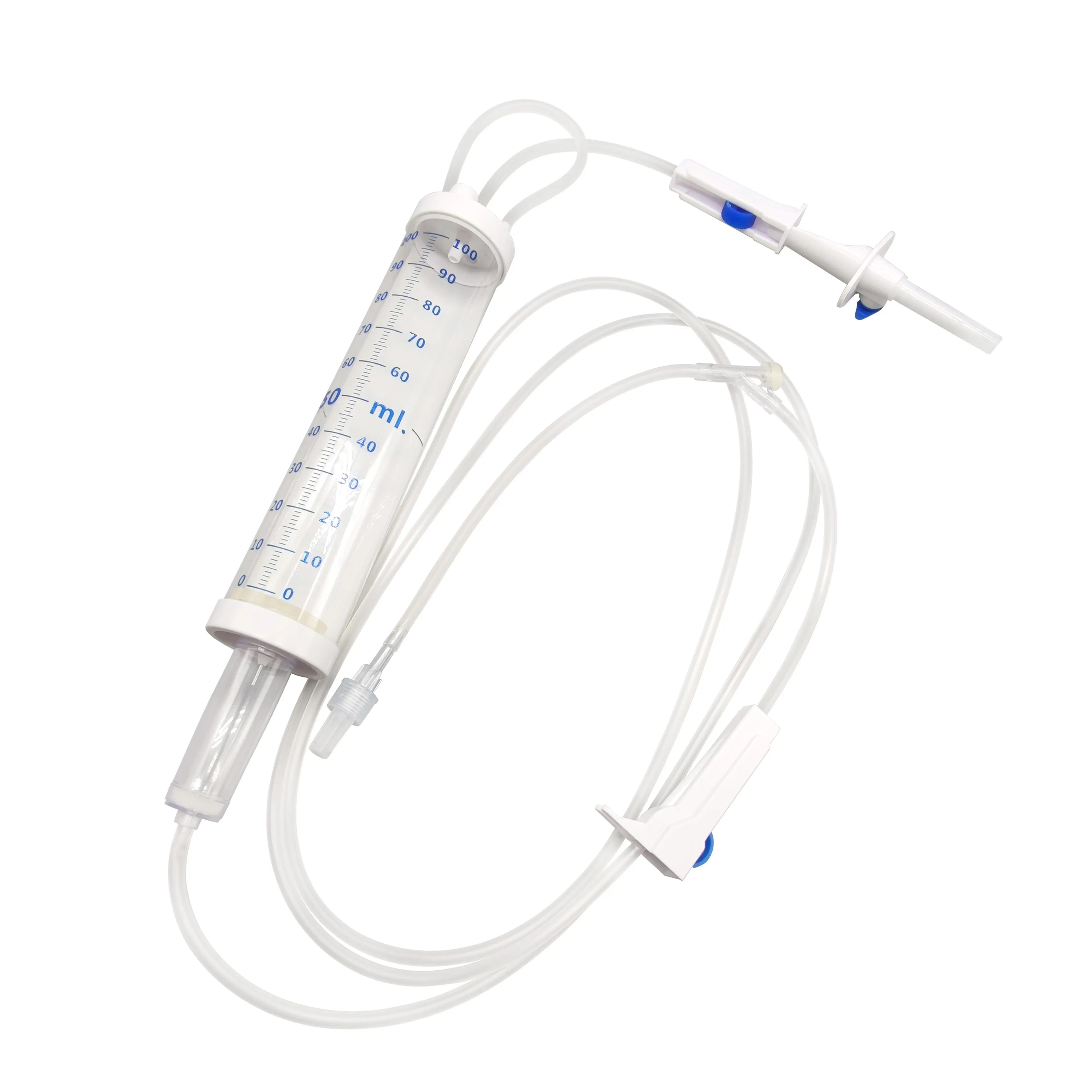 Hot-Selling Infusion Sets with Burretts No Chip Drops Sterile Disposable Set for Solution Infusion for Medical