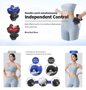 Appareil professionnel de massage vibrant 360° pour le corps, anti-cellulite, avec prise IT, modèle AU-G500B - Product Image 4