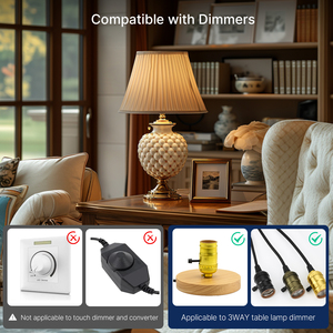 A21/A67 3 cách rõ ràng 2700K Edison dẫn bóng đèn dây tóc E26/E27 800LM/1500lm/2200lm 5W/9W/15W AC110V 220V 2W dẫn bóng đèn không nhấp nháy - Product Image 4