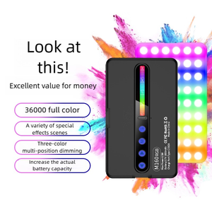 ไฟเติมแสงสีสันสดใส 138 LEDs+แบตเตอรี่ 1800mAh+เอฟเฟกต์แสง 19 แบบ+3CCT+ไฟวิดีโอ RGB แบบ Type C สำหรับการถ่ายทอดสด การถ่ายภาพ และวิดีโอ - Product Image 3