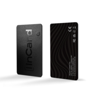 Carte à puce portable Next-Gen avec suivi d'alerte audio Fonction rectangulaire noire indispensable