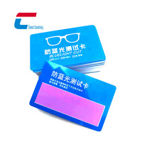 Carte de test d'intensité UV avec logo personnalisé, capteur NFC, mini-étiquette de carte de visite, étanche, carte de test PCI/LPC