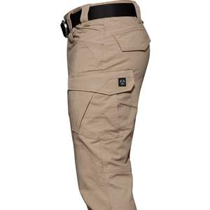 Pantaloni tattici da uomo a vita media di alta qualità ricamati pantaloni da lavoro Cargo da trekking metodo di tessitura non tessuto - Product Image 2