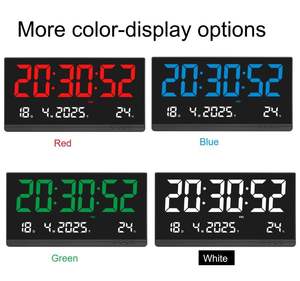 <span class=keywords><strong>Orologio</strong></span> da Parete Digitale LED Oversize YIZHI <span class=keywords><strong>con</strong></span> Display <span class=keywords><strong>Data</strong></span> e Temperatura, <span class=keywords><strong>Orologio</strong></span> Calendario per Arredamento Casa e Ufficio - Product Image 2
